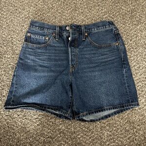 Levi's Dark Blue Women's Jean Shorts